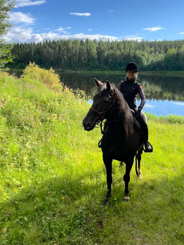 Riding in Lapland