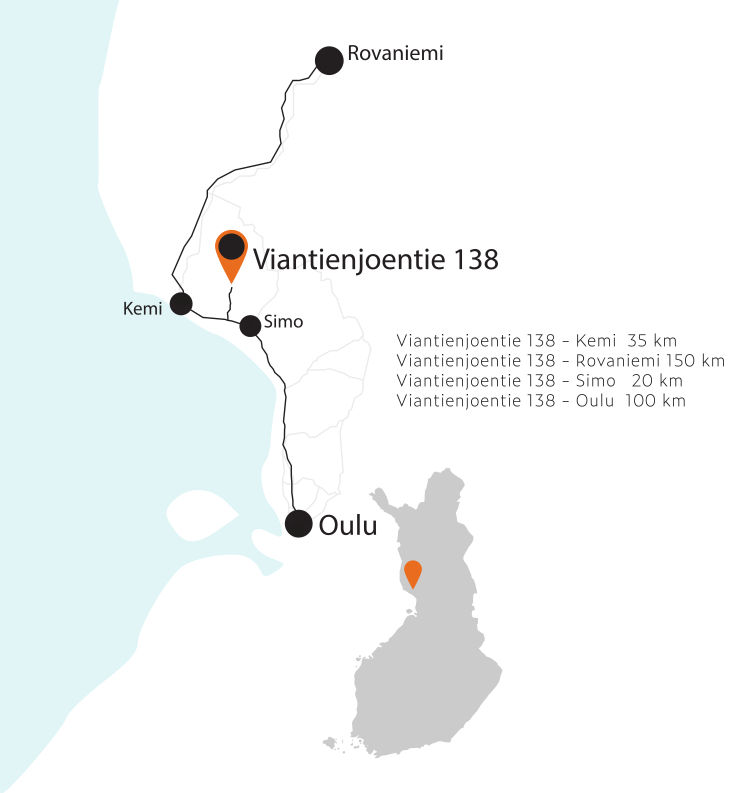 Arctic Nature location map